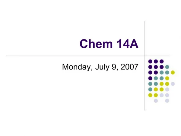 Chem 14A