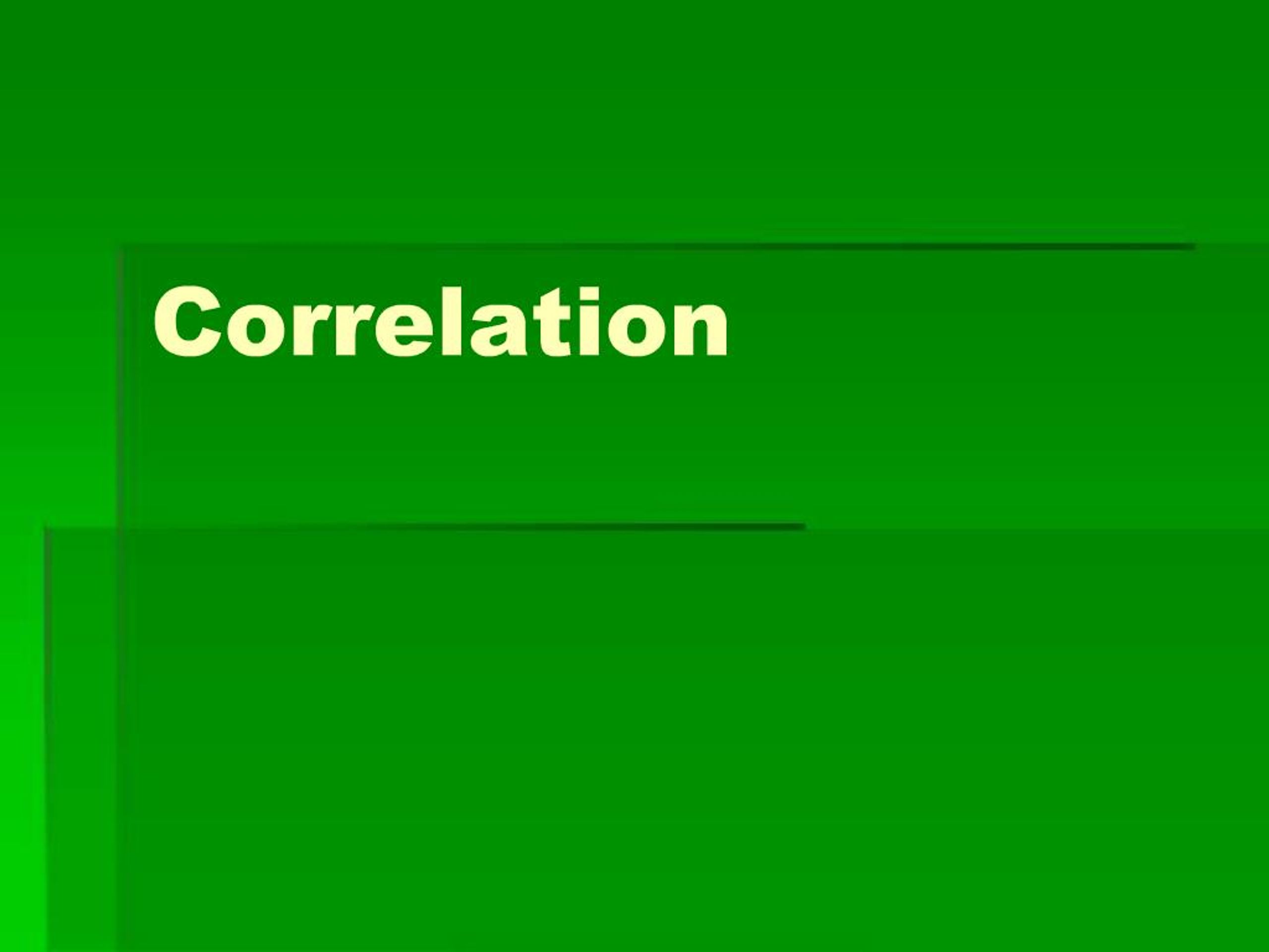 PPT - Correlation PowerPoint Presentation, free download - ID:260486