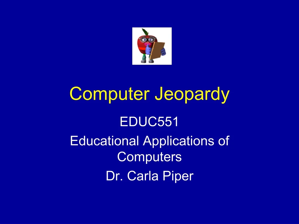 computer jeopardy