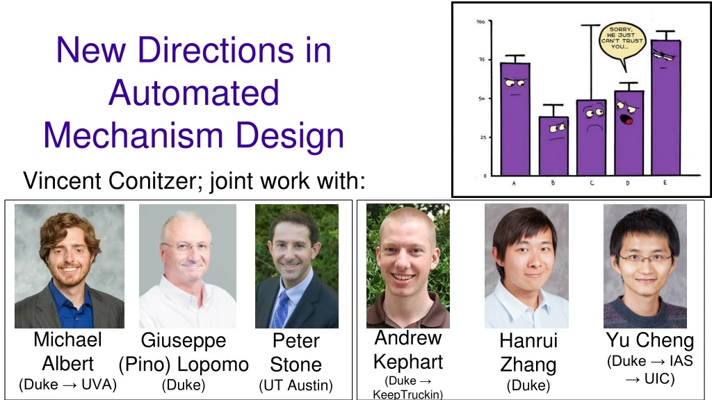 new directions in automated mechanism design