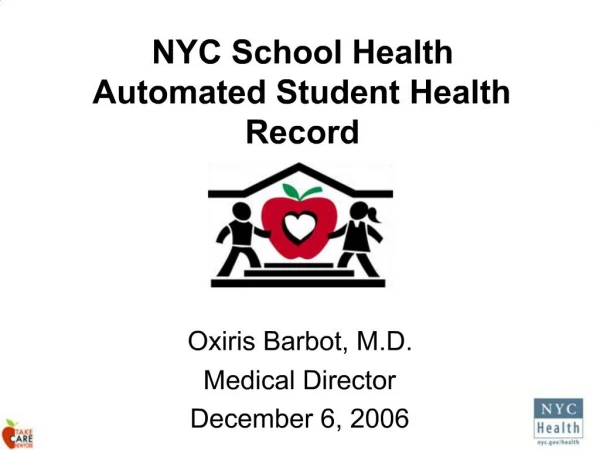 NYC School Health Automated Student Health Record