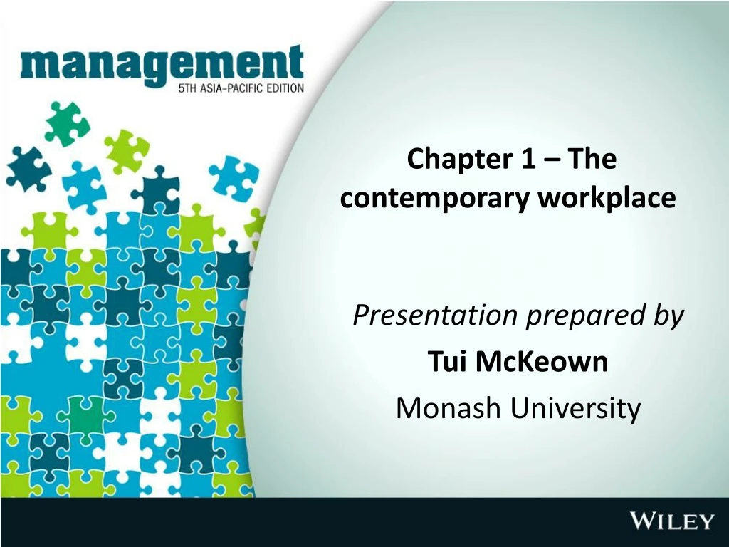 chapter 1 the contemporary workplace