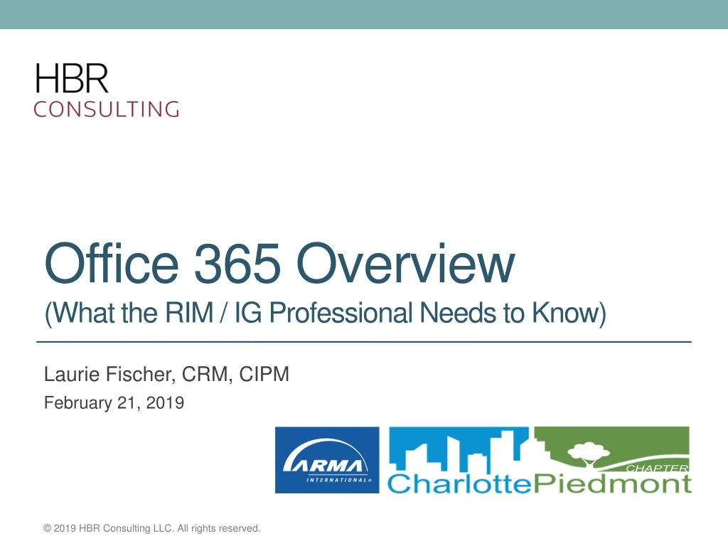 office 365 overview what the rim ig professional needs to know