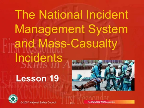 The National Incident Management System and Mass-Casualty Incidents