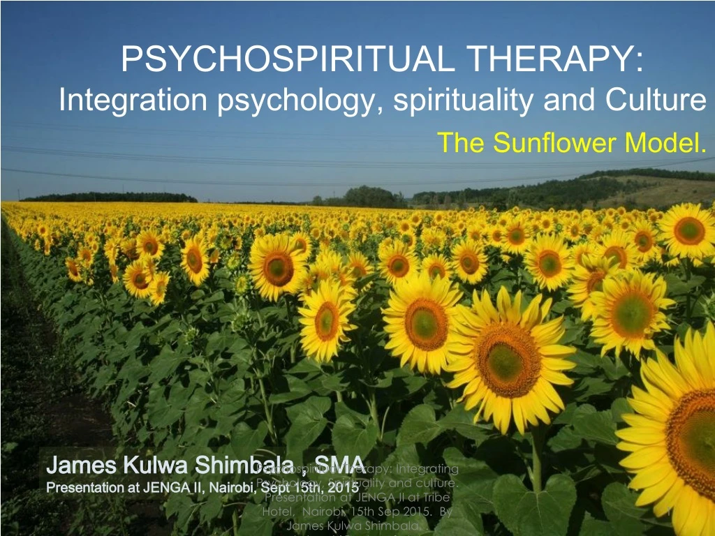 psychospiritual therapy integration psychology