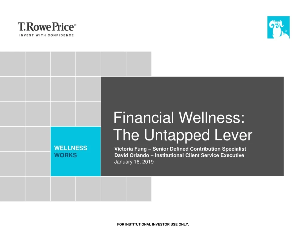 financial wellness the untapped lever