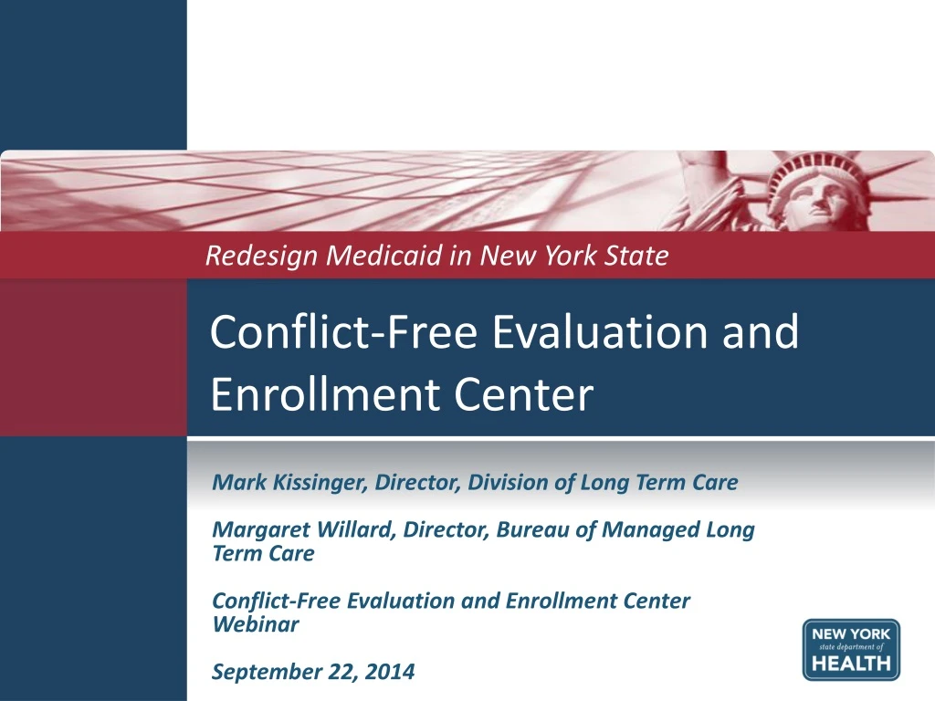 conflict free evaluation and enrollment center