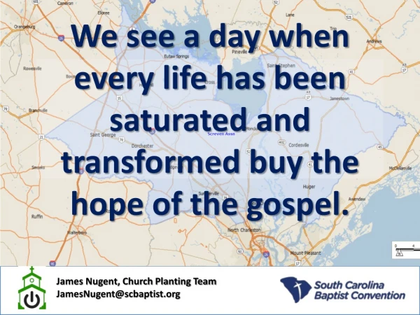 James Nugent, Church Planting Team JamesNugent@scbaptist