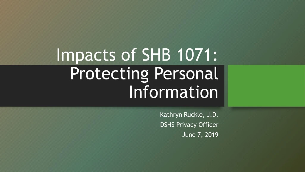 impacts of shb 1071 protecting personal information