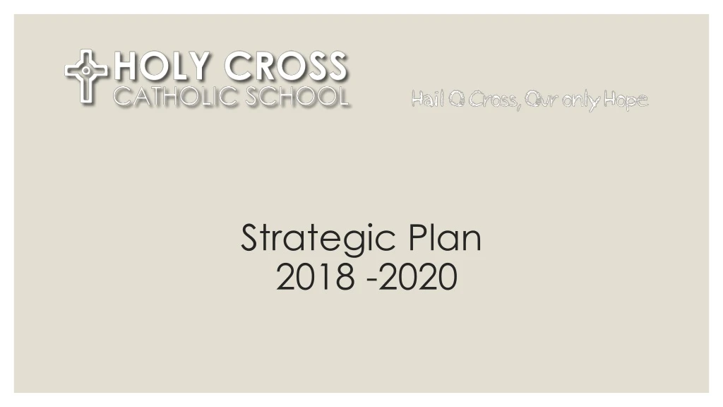 strategic plan 2018 2020