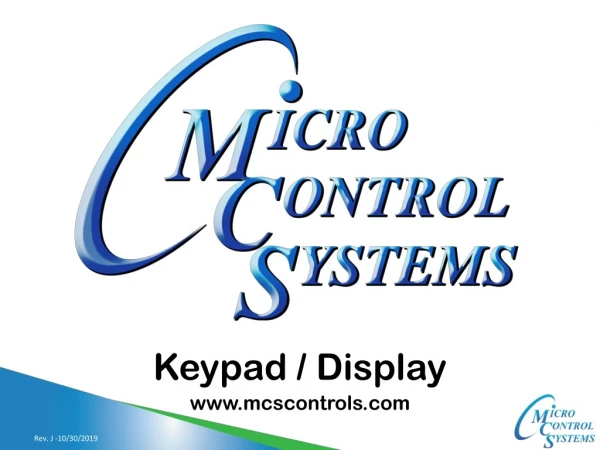 Keypad / Display mcscontrols