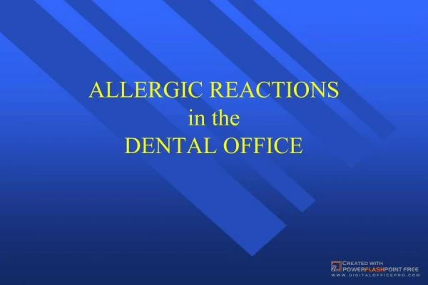 Emergency - Allergic reactions