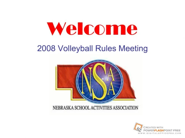 2008 Volleyball Rules Meeting