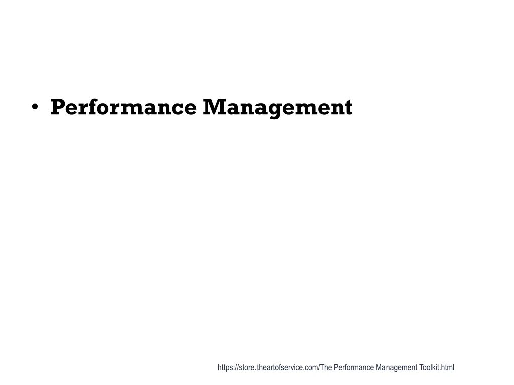 PPT - Performance Management PowerPoint Presentation, free download ...