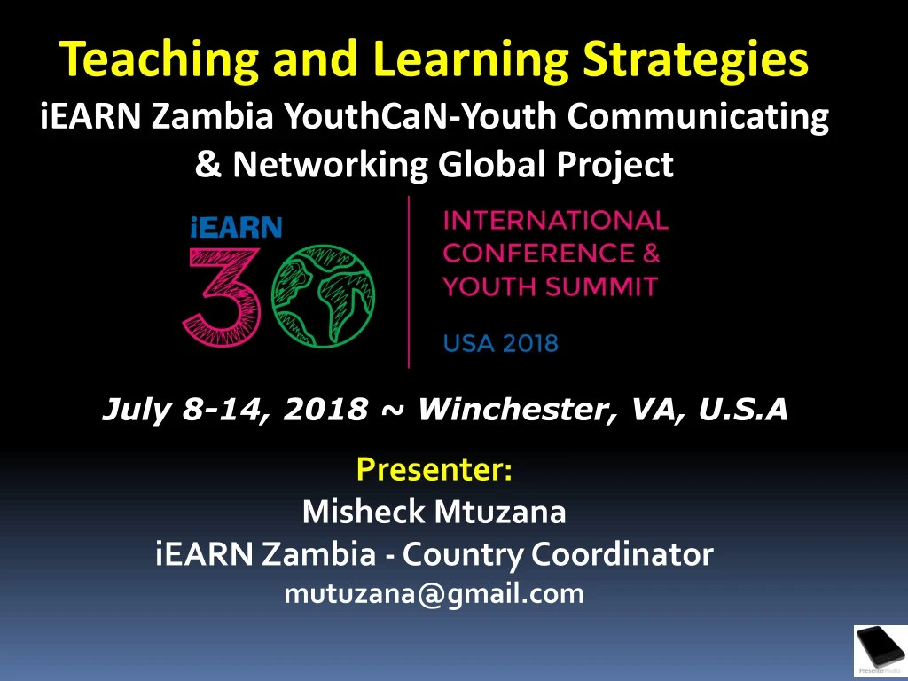 teaching and learning strategies iearn zambia