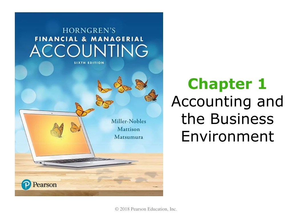 PPT - Chapter 1 Accounting And The Business Environment PowerPoint ...