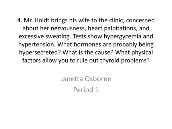 Janetta Osborne Period 1
