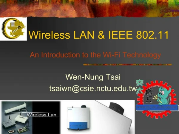 Wireless LAN IEEE 802.11