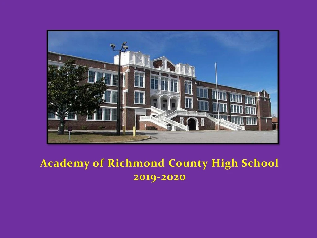 academy of richmond county high school 2019 2020