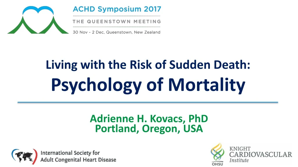 living with the risk of sudden death psychology