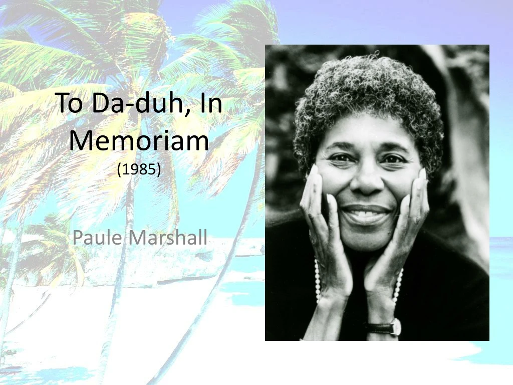 to da duh in memoriam 1985