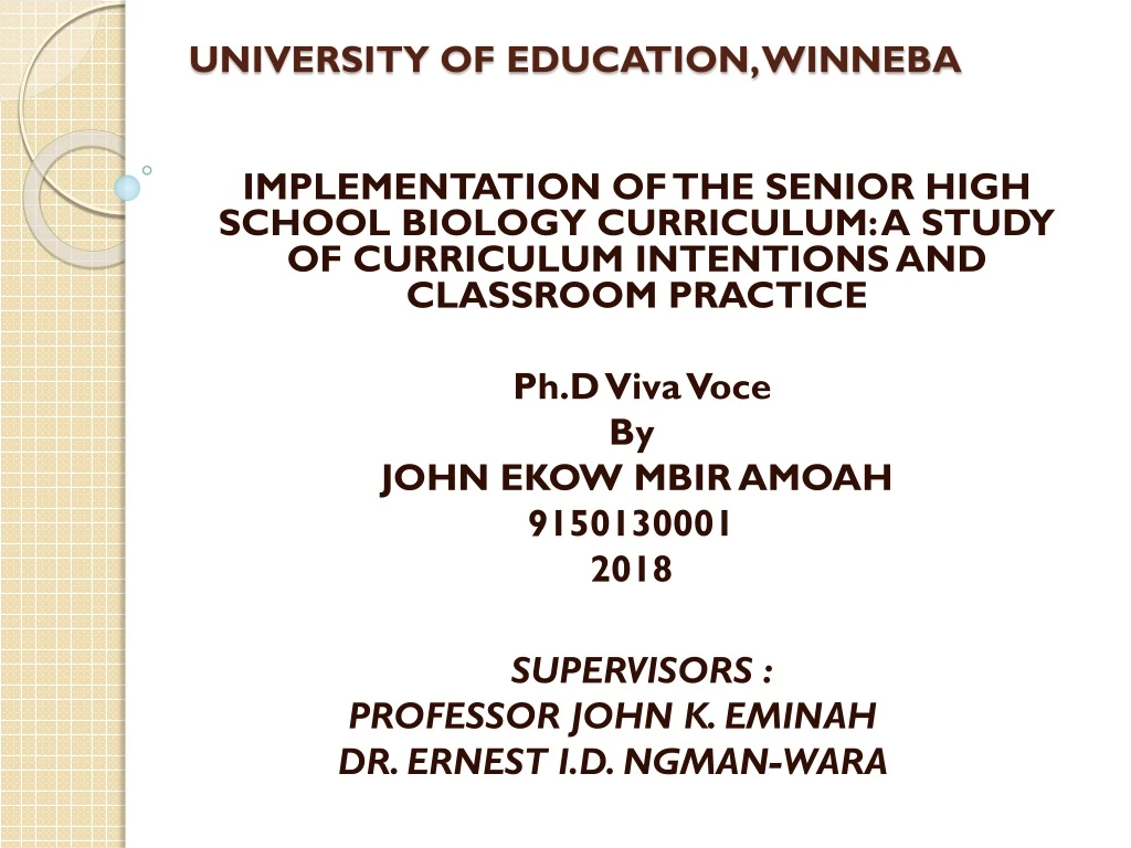 university of education winneba