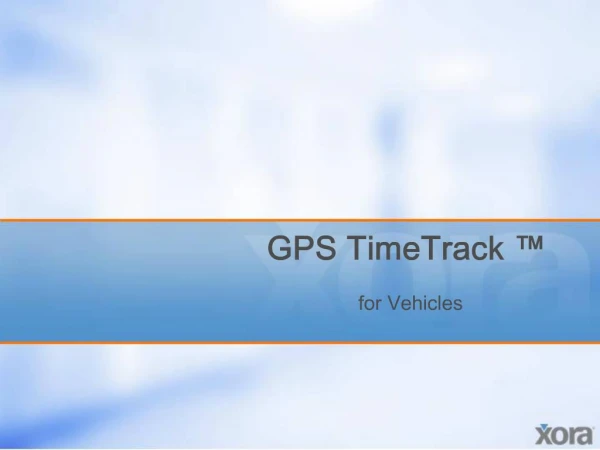 GPS TimeTrack