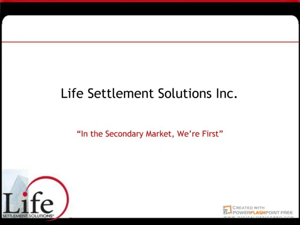 Life Settlement Solutions Inc.