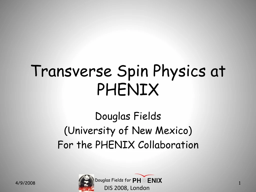 transverse spin physics at phenix