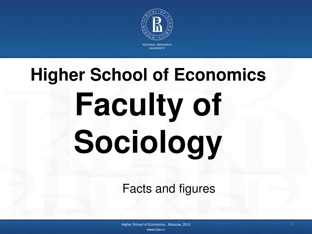 higher school of economics faculty of sociology