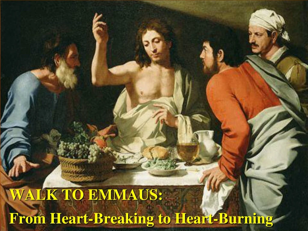 walk to emmaus