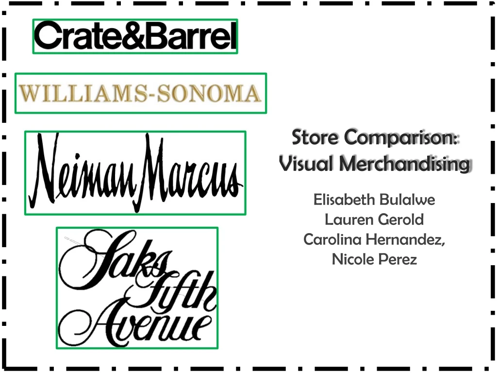 store comparison visual merchandising