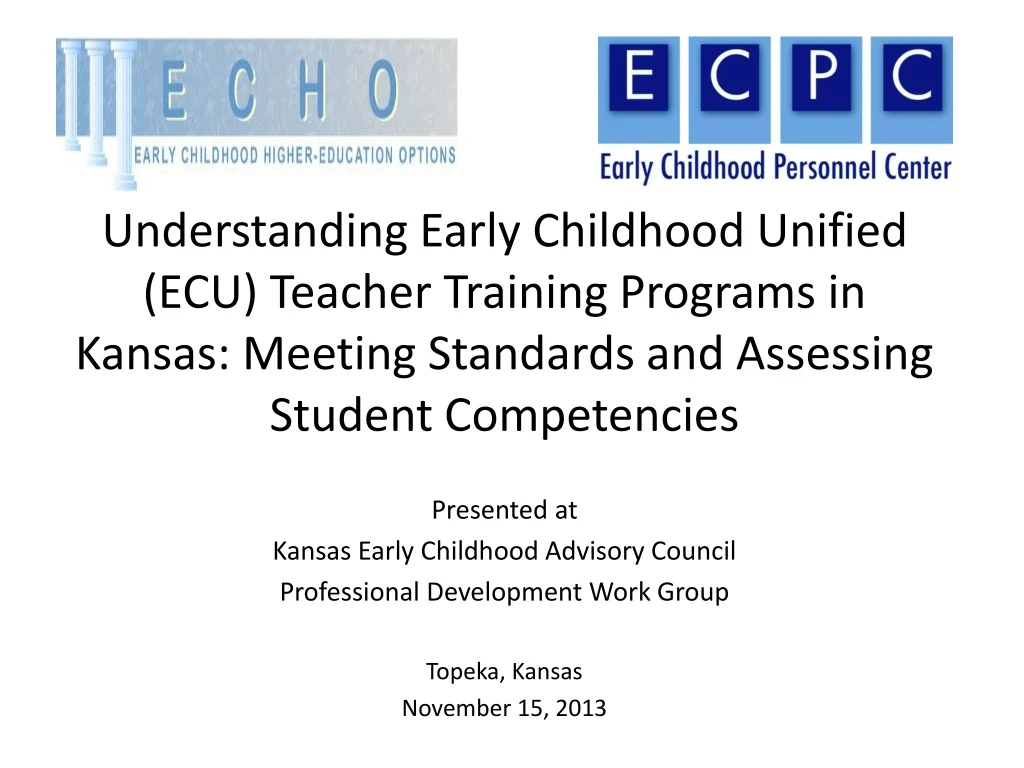 understanding early childhood unified ecu teacher