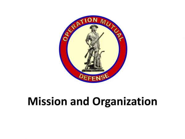 Mission and Organization