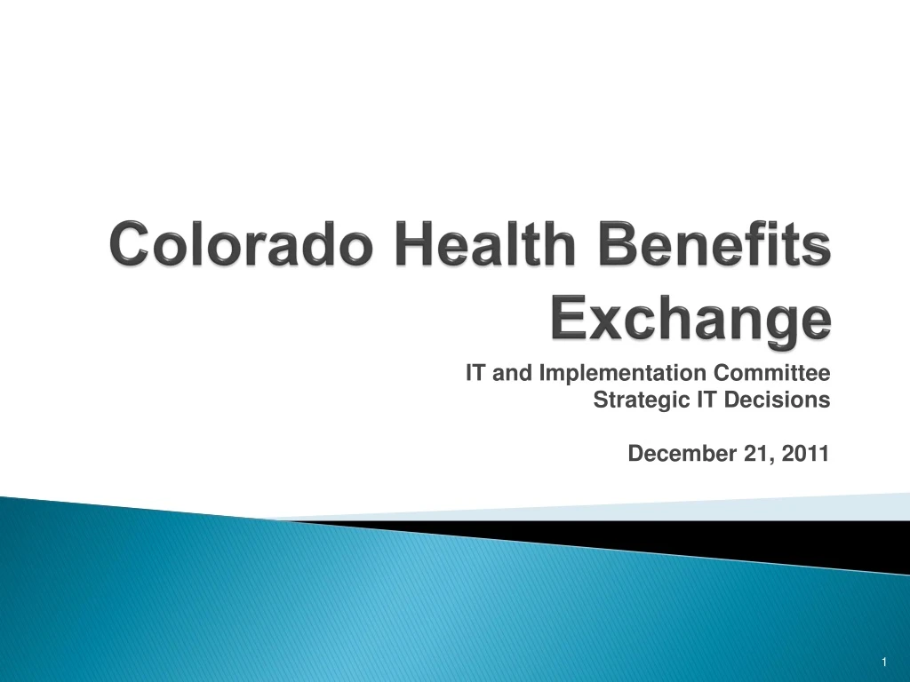 colorado health benefits exchange