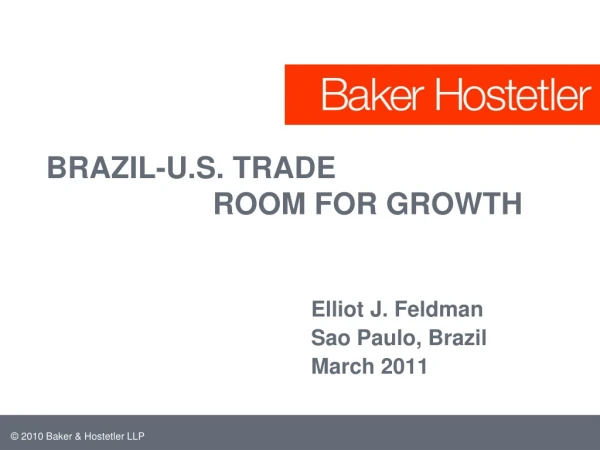 BRAZIL-U.S. TRADE ROOM FOR GROWTH