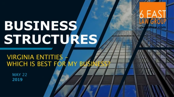 BUSINESS STRUCTURES