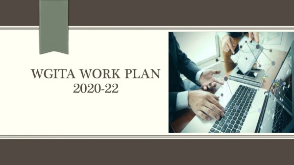 WGITA Work Plan 2020-22