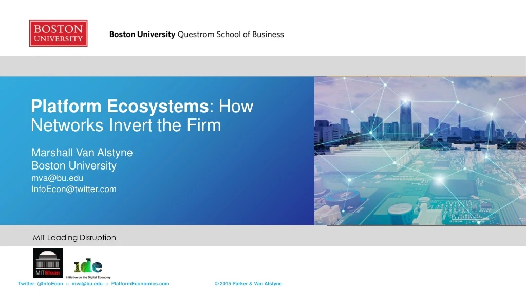 platform ecosystems how networks invert the firm