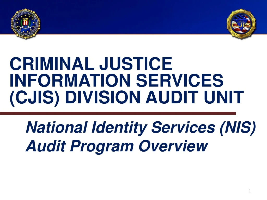 criminal justice information services cjis
