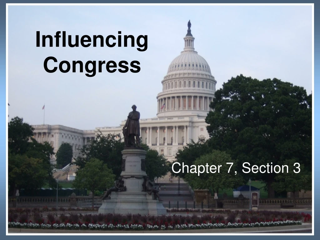 influencing congress