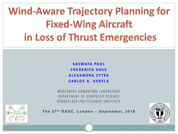 Wind-Aware Trajectory Planning for Fixed-Wing Aircraft in Loss of Thrust Emergencies
