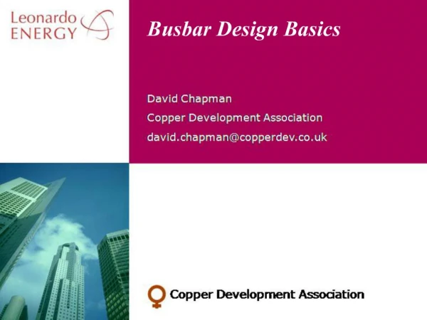 Busbar Design Basics
