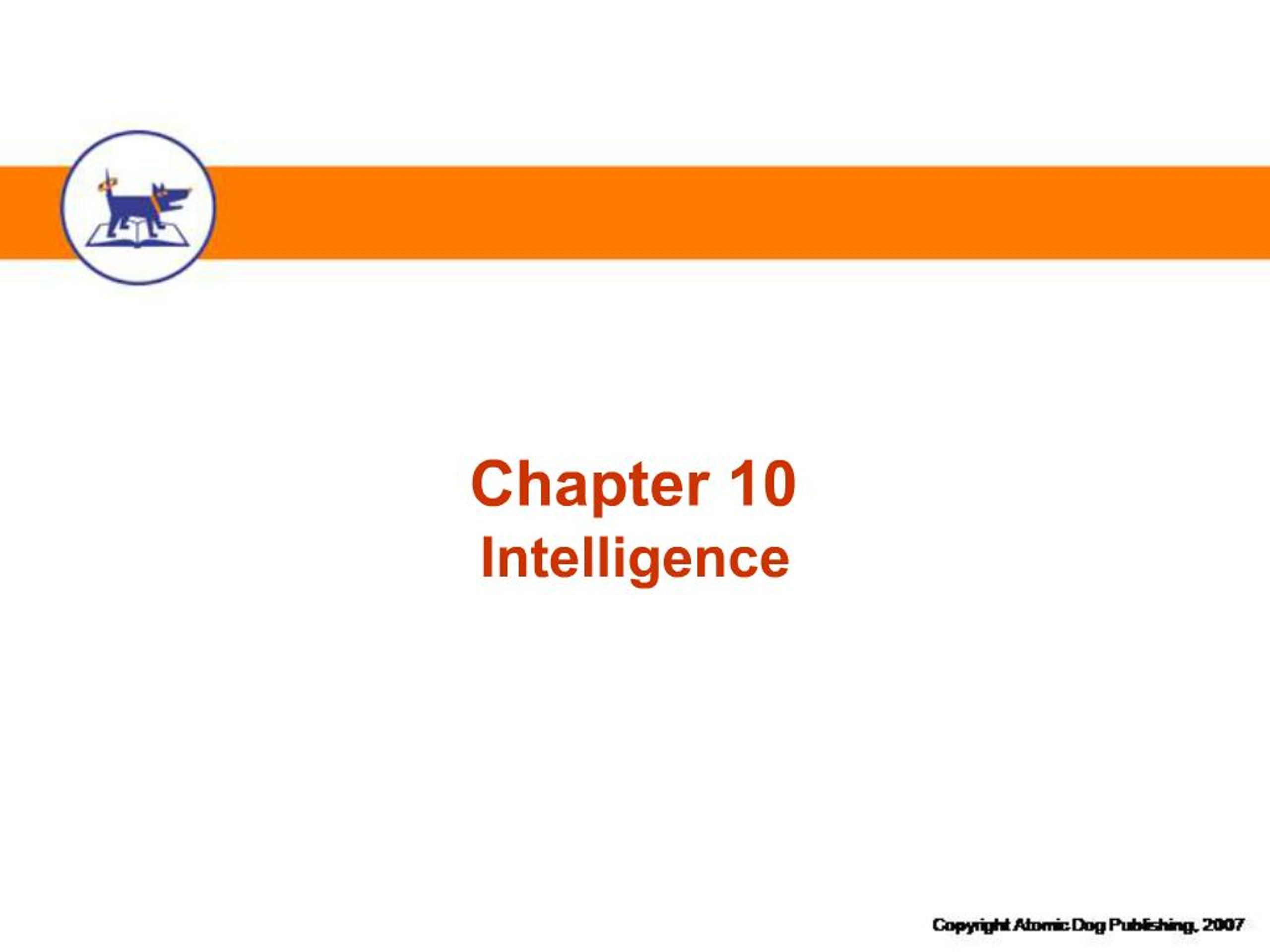 PPT - Chapter 10 Intelligence PowerPoint Presentation, free download ...