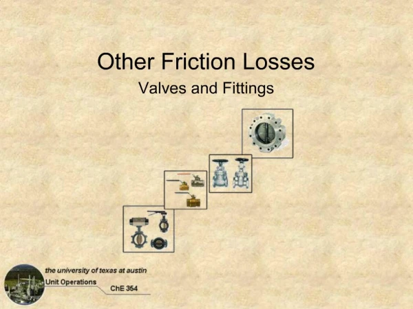 Other Friction Losses