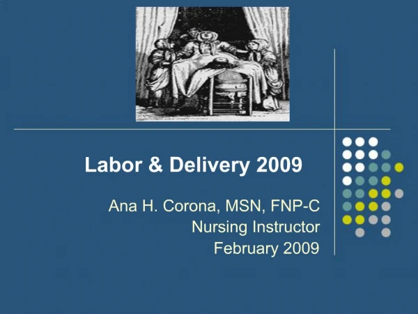Labor Delivery 2009