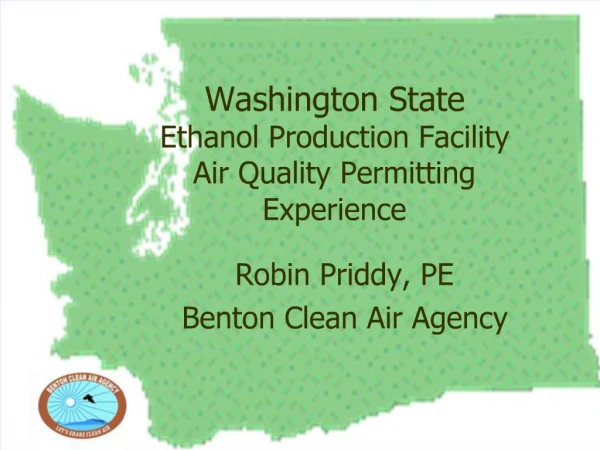 Washington State Ethanol Production Facility Air Quality Permitting Experience