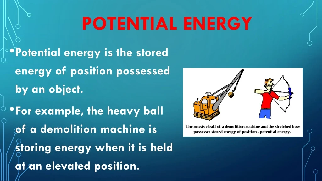 potential energy