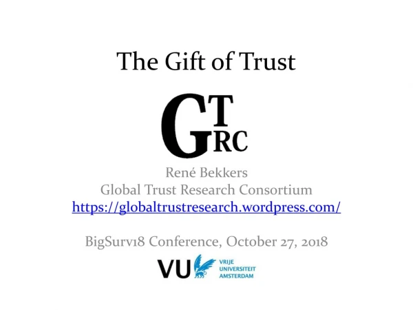 The Gift of Trust