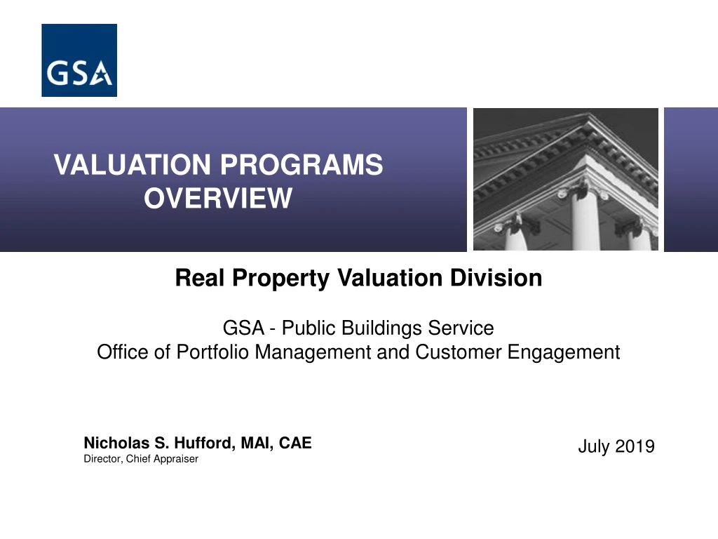 valuation programs overview